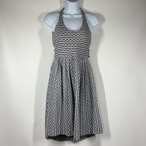 Anthropologie 9-H15 STCL Halter Crisscross Open Back Dress, S